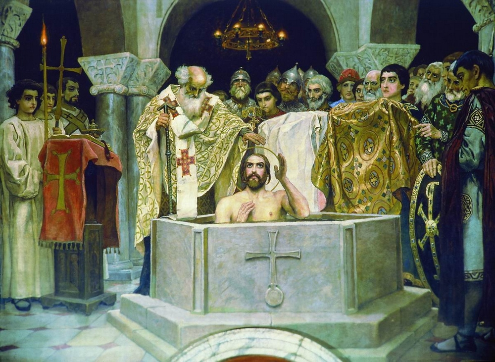 Влияние христианства на русскую культуру: Крещение князя Владимира
